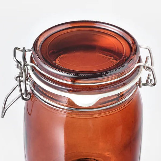 KROSAMOS Jar with lid 1L