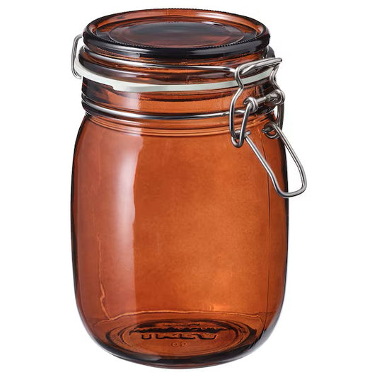 KROSAMOS Jar with lid 1L