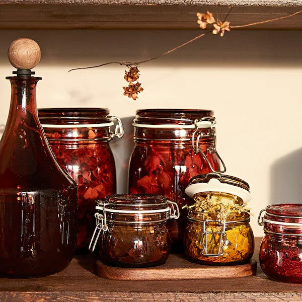 KROSAMOS Jar with lid 1L