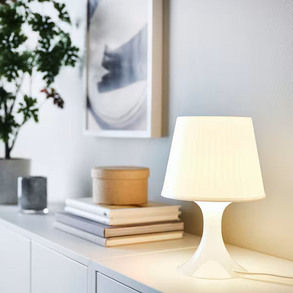 LAMPAN Table lamp, white