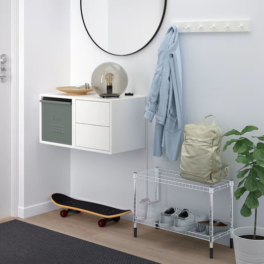 OLAUS Shelving unit, galvanised,