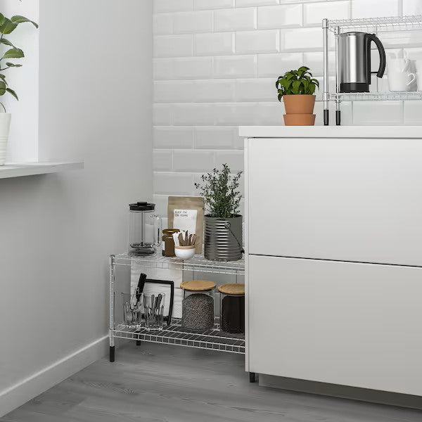 OLAUS Shelving unit, galvanised,