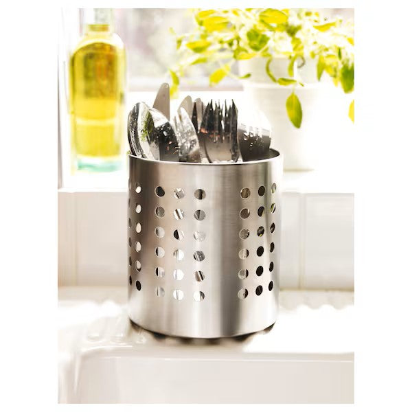ORDNING Cutlery stand, stainless steel,