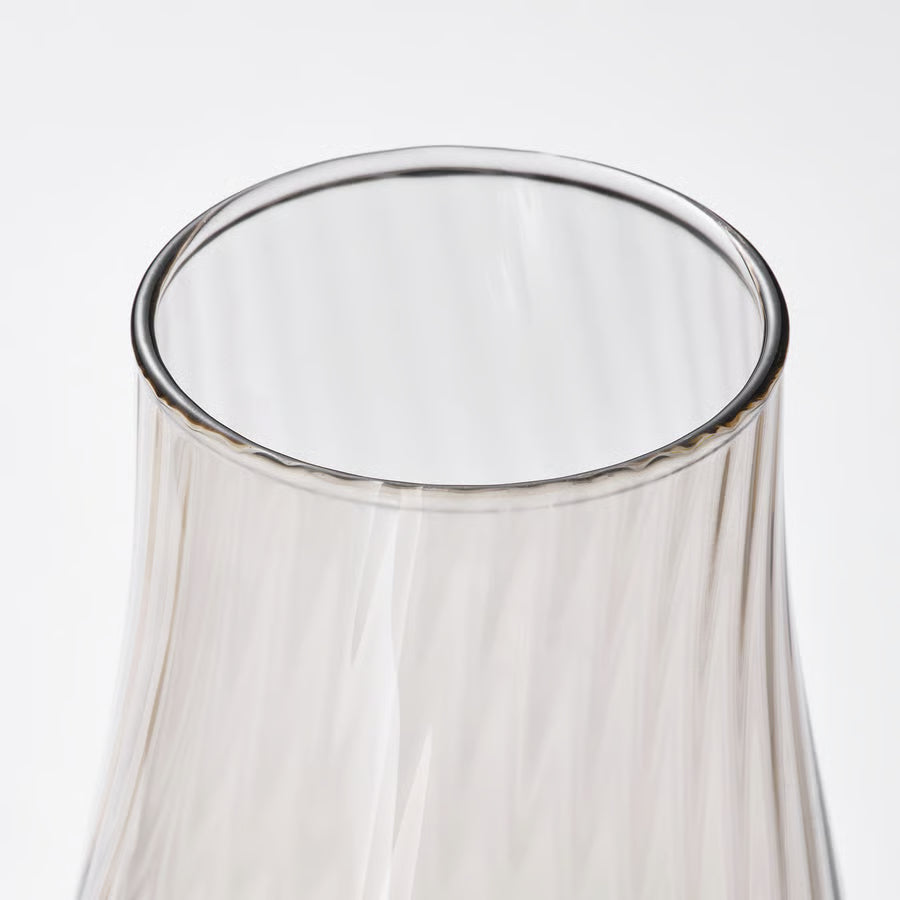 PÅSKÖTRÄD Vase, glass/light brown, 13.5 cm