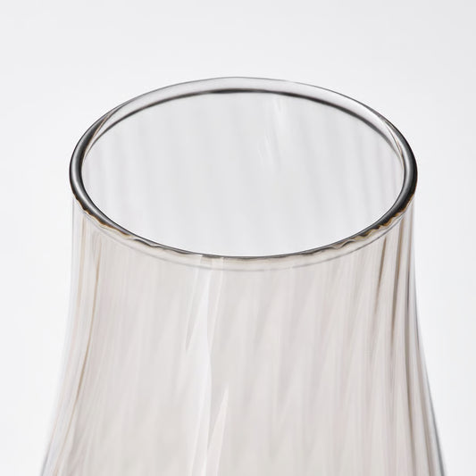 PÅSKÖTRÄD Vase, glass/light brown, 13.5 cm