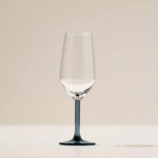 RÖDRÄKA Juice Glass, blue-grey/clear glass, 25 cl