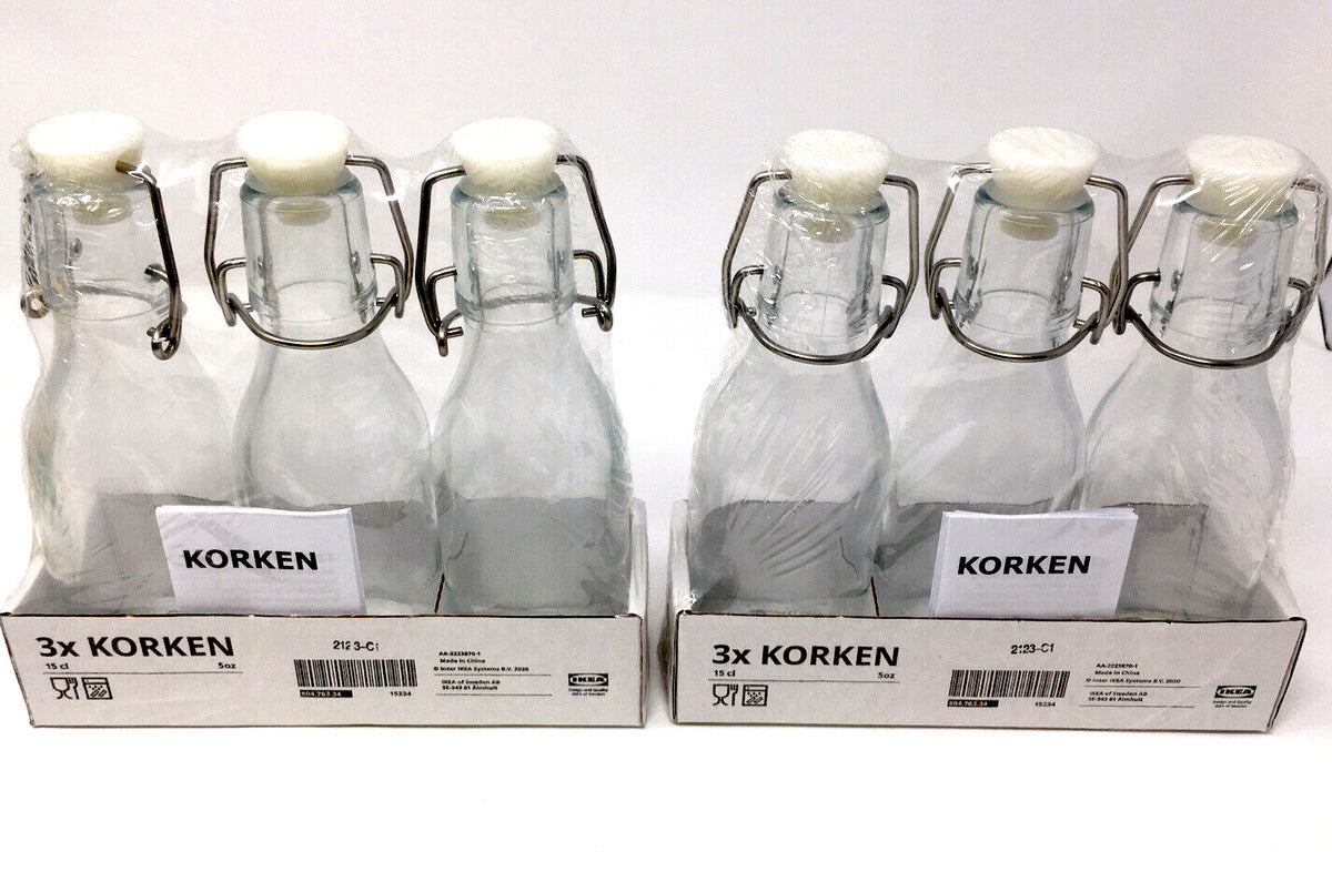 KORKEN Bottle with stopper 15cl plain
