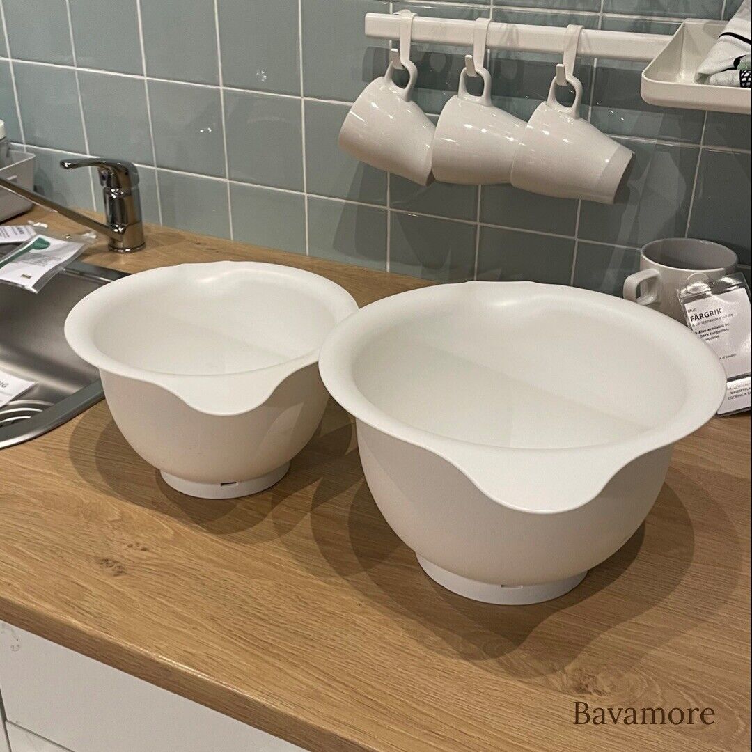 VISPAD - Mixing bowl, set of 2, white