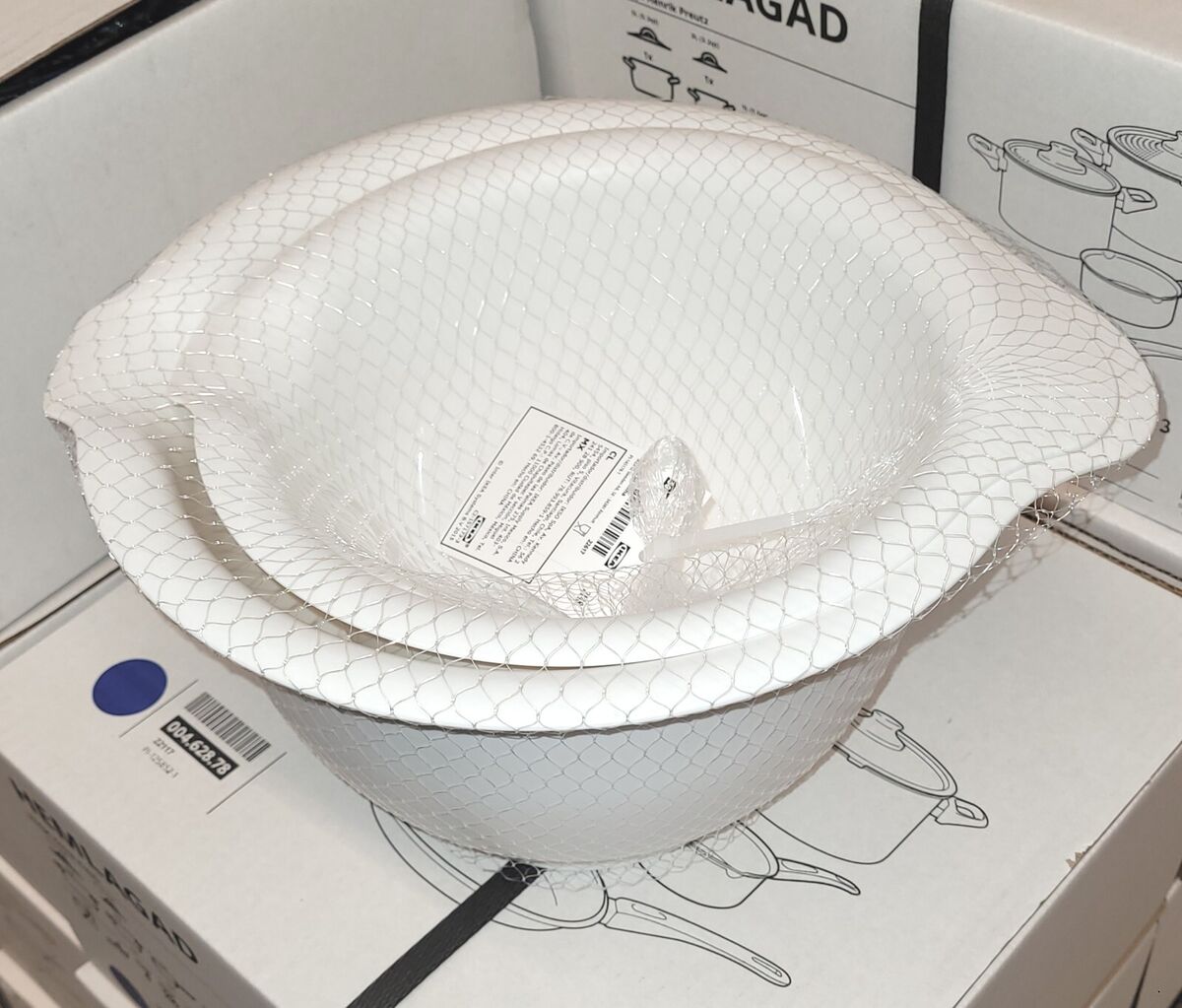 VISPAD - Mixing bowl, set of 2, white