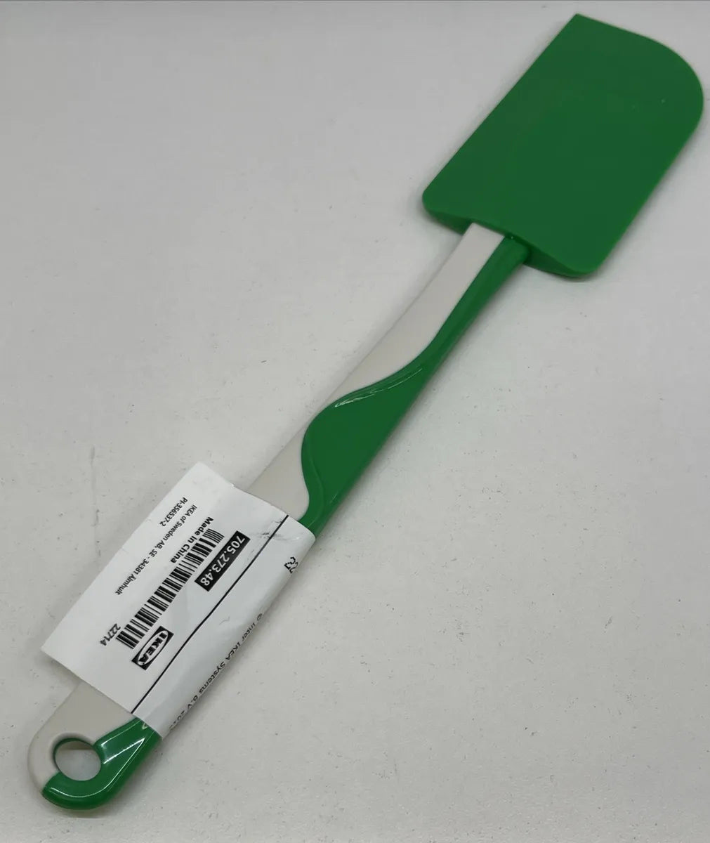 Rubber spatula, green/white -GUBBRORA