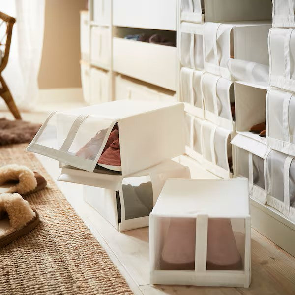 SKUBB Shoe box, white,