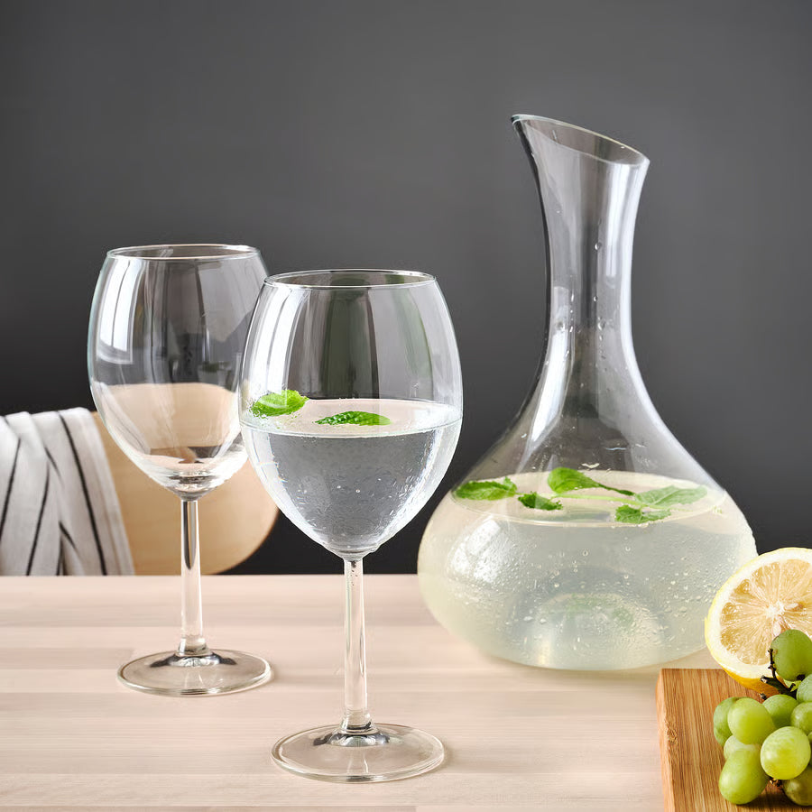 SVALKA Juice glass, clear glass, 44 cl