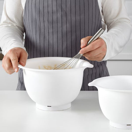 VISPAD - Mixing bowl, set of 2, white